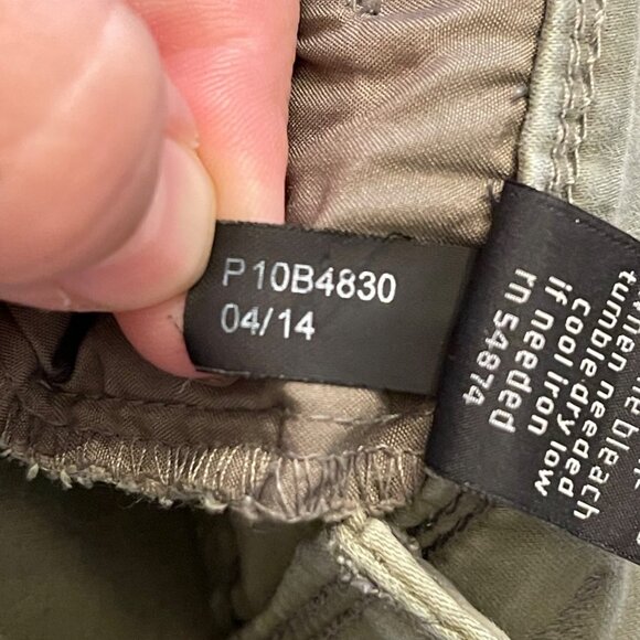 The Limited Denim Legging Jean Size 0 Olive Green skinny leg - Picture 9 of 10